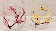 Wine Glass Painting Workshop - Saturday April 27th