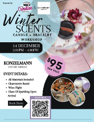 Candle + Bracelet workshop- December 14