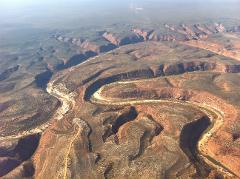 Kalbarri, Pink Lake, and Abrolhos Flyover Tour