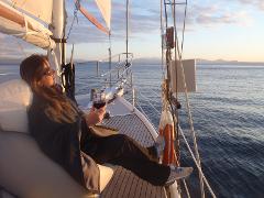 Sail Barbary Evening and Sunset Cruise to the carvings 