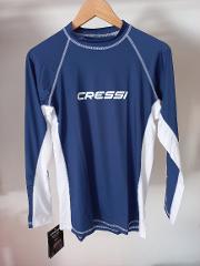 Rash Guard for Men BLUE/WHITE with long sleeves
