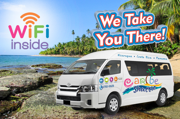 Caribe Shuttle San Jose to Congo Bongo Ecolodges Manzanillo