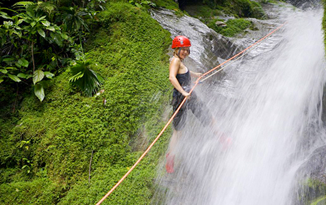 Selva Bananito Rappel additional to (platform or waterfall)