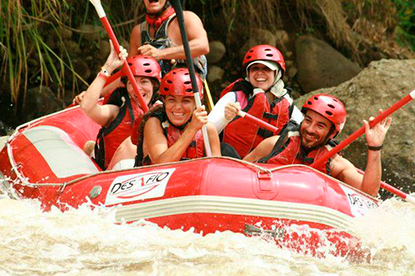 Adventure connection: Arenal to San Jose Transfer Rafting Ziplining