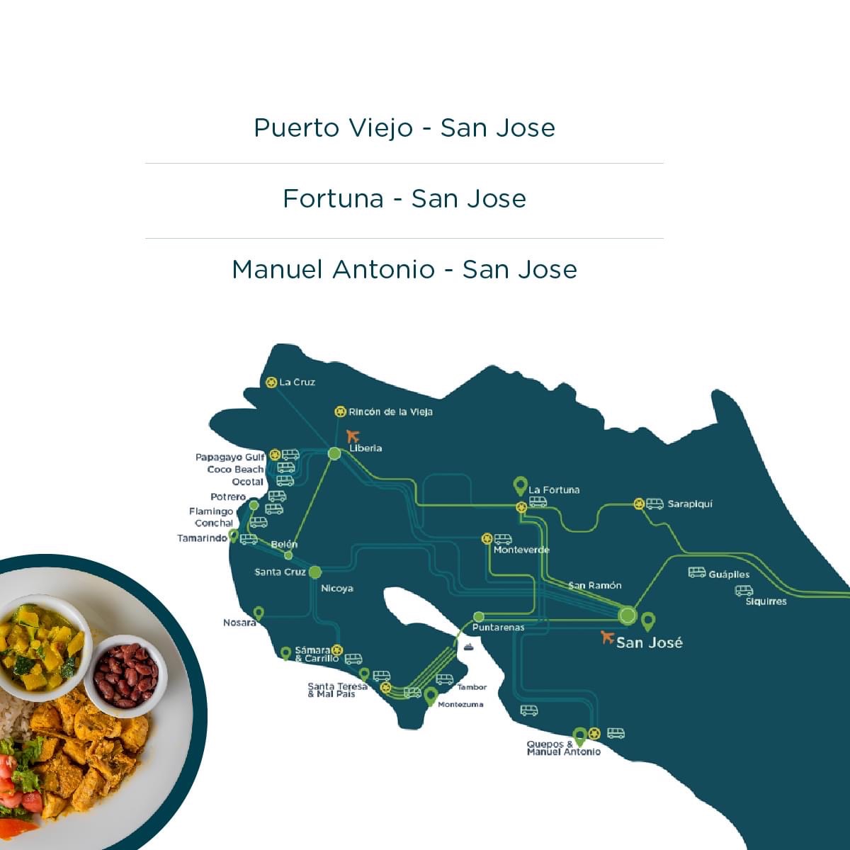 Manuel Antonio to Puerto Viejo, Talamanca Shared Shuttle