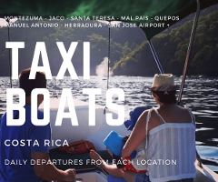 Taxi Boat from Marina Pez Vela Quepos to Mal Pais