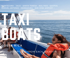 Taxi Boat from Marina Pez Vela Quepos to Montezuma