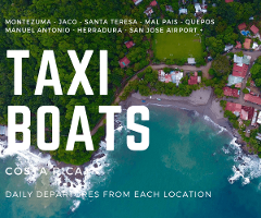 Taxi Boat from Santa Teresa to Dominical