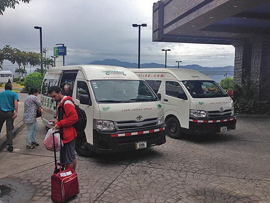 Las Catalinas to San Jose Airport - Shared Shuttle