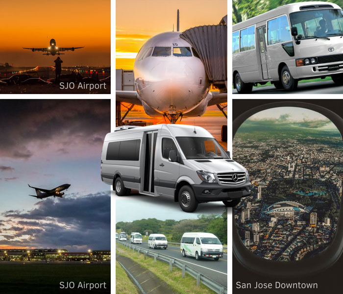 Playa Conchal to San Jose Airport & San Jose Hotels - Shared Shuttle Transportation Services