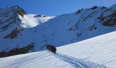 Skiers Haute Route 