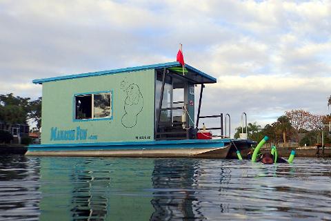 Semi-Private Houseboat Manatee Tour - The Manatee Confidential (3hr) - Crystal River
