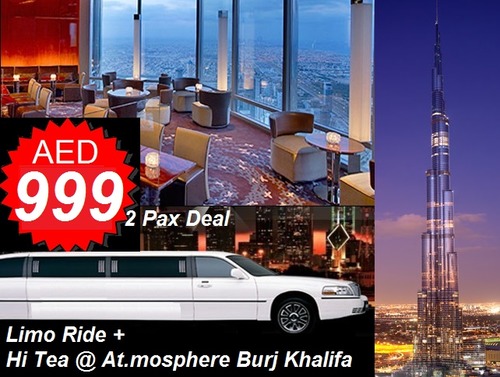 Limo Transfer + Lunch @ At.Mosphere