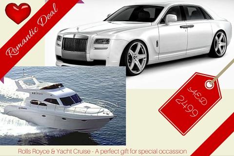 Limo Yacht Romantic Deal - 2 Pax
