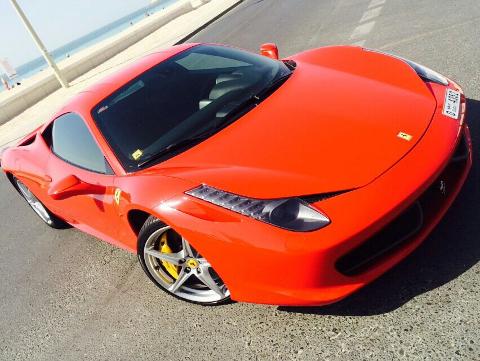 Ferrari 458 Italia Rental