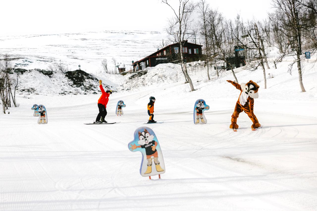 Snögubbe Björkliden