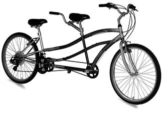 SELF-GUIDED BICYCLE TOUR (TANDEM BIKE)