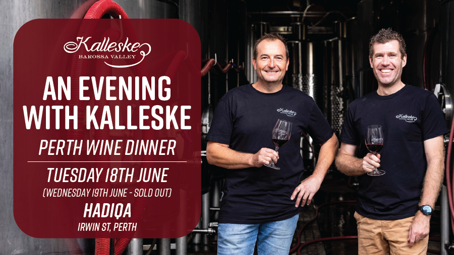 An Evening with Kalleske - 2024 Perth Wine Dinner (WEDNESDAY - SOLD OUT / TUESDAY - TICKETS STILL AVAILABLE)