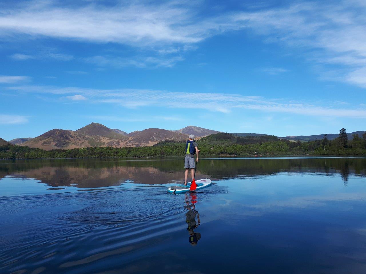 Derwentwater SUP Intro Session Lake District Paddle Boarding Reservations