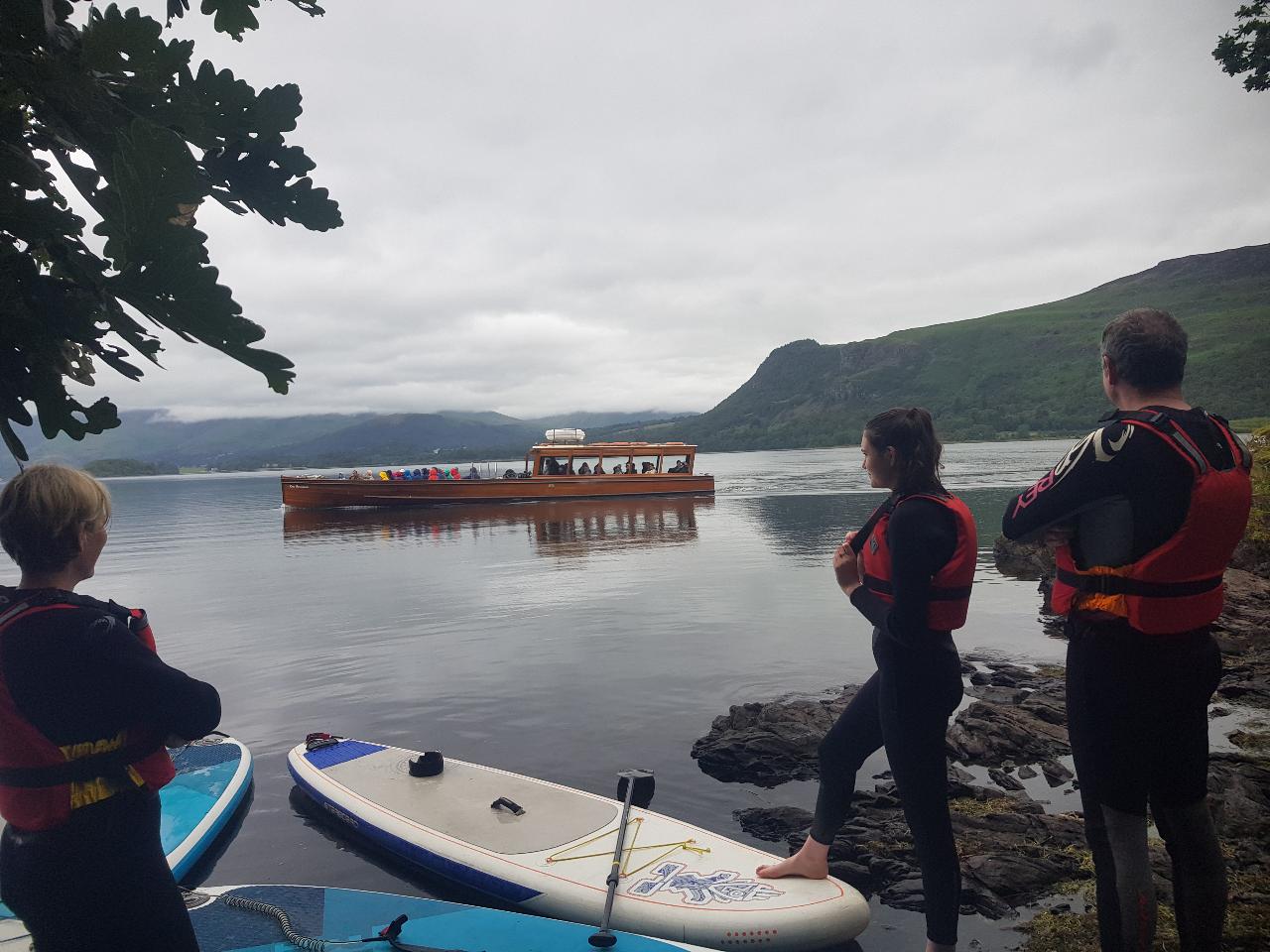 Derwent Water Private SUP session Lake District Paddle Boarding