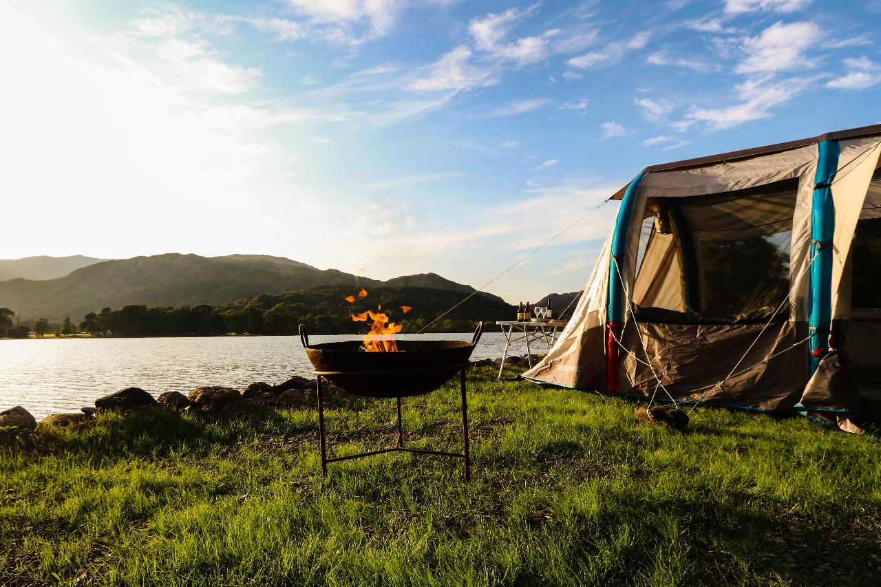 Coniston Lake Side Camping Bank Ground Farm