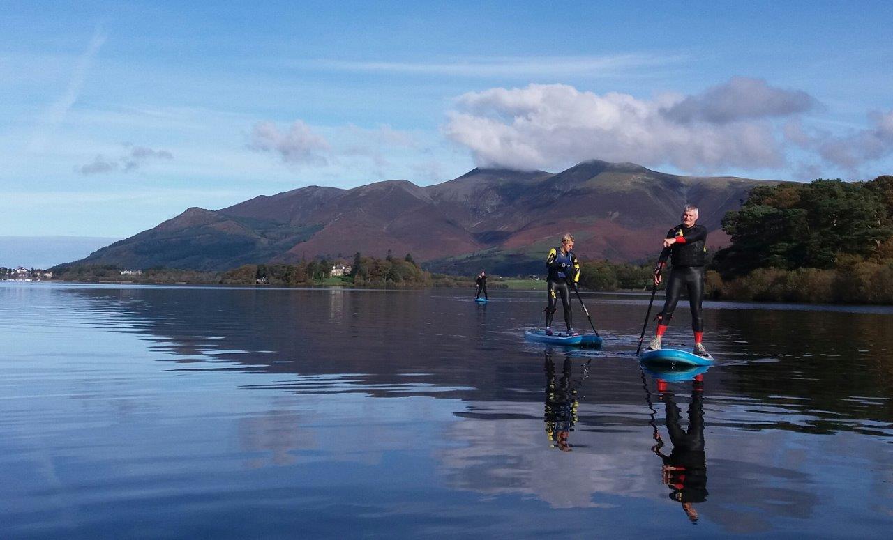 Derwentwater SUP Intro Session Lake District Paddle Boarding Reservations