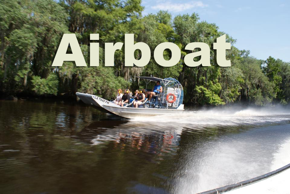 Combo Small Airboat and Single Plantation 