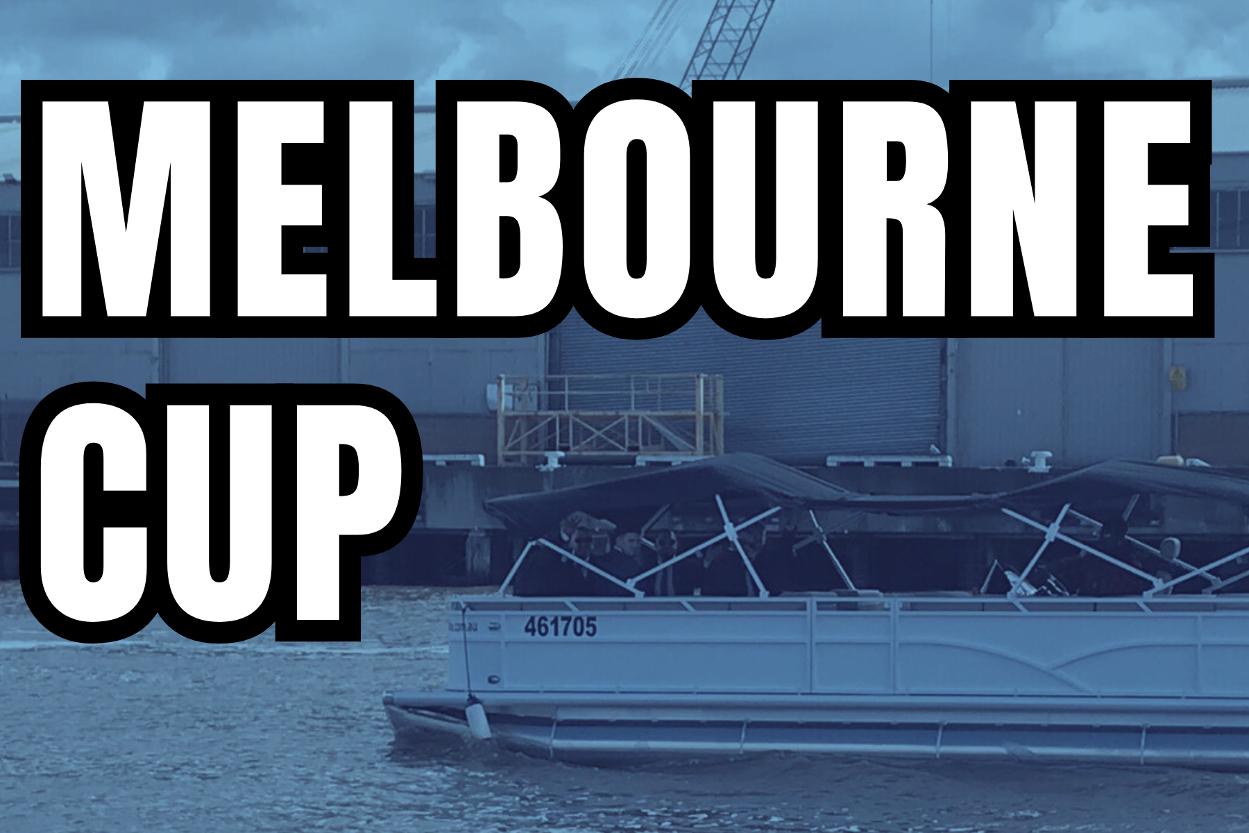 MELBOURNE CUP DAY (NOV 5, 2024) - "PONTOON" SPRING RACES BOAT SHUTTLE ROUNDTRIP 1-11 PASSENGERS