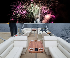 NYE SPACESHIP PONTOON PONTUS 10:30pm to 12:30am (SKIPPERED, 11 PAX)