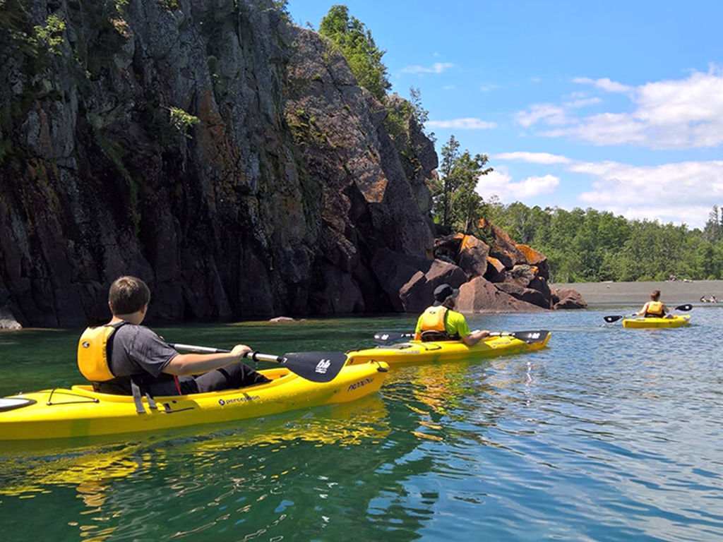 Black Sand Beach Kayak Adventure