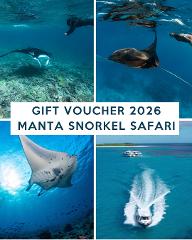 GIFT VOUCHER - MANTA SNORKEL SAFARI MAY - OCT 2026