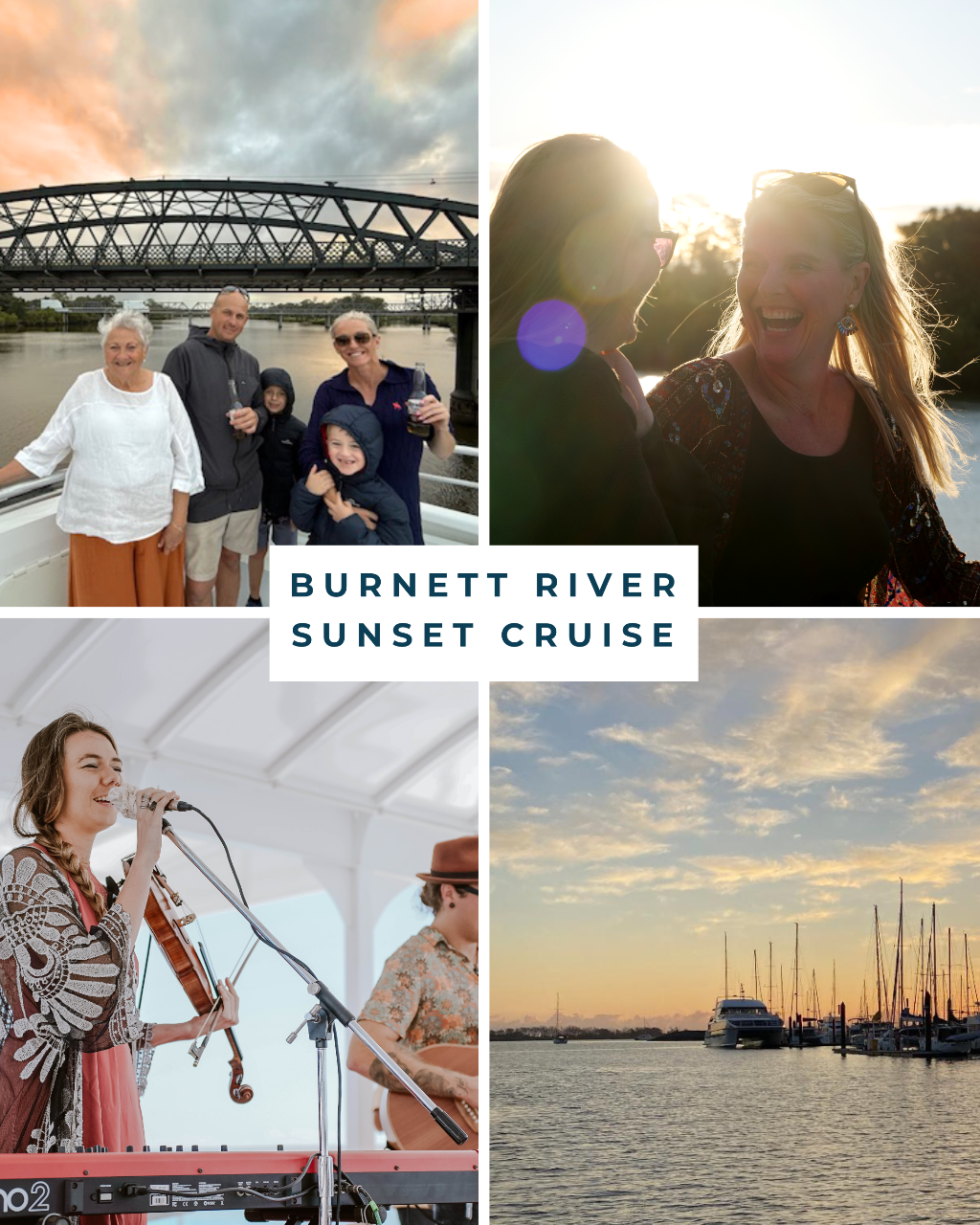 BURNETT RIVER SUNSET CRUISE - LIVE MUSIC