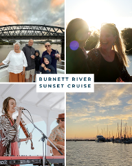 BURNETT RIVER SUNSET CRUISE - LIVE MUSIC