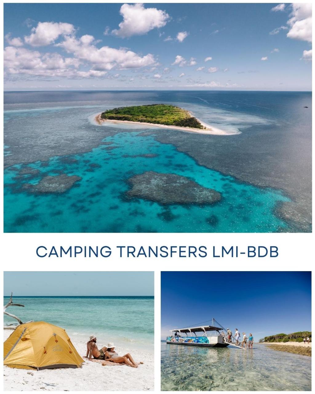 CAMPING TRANSFERS - RETURN LADY MUSGRAVE ISLAND TO BUNDABERG PORT