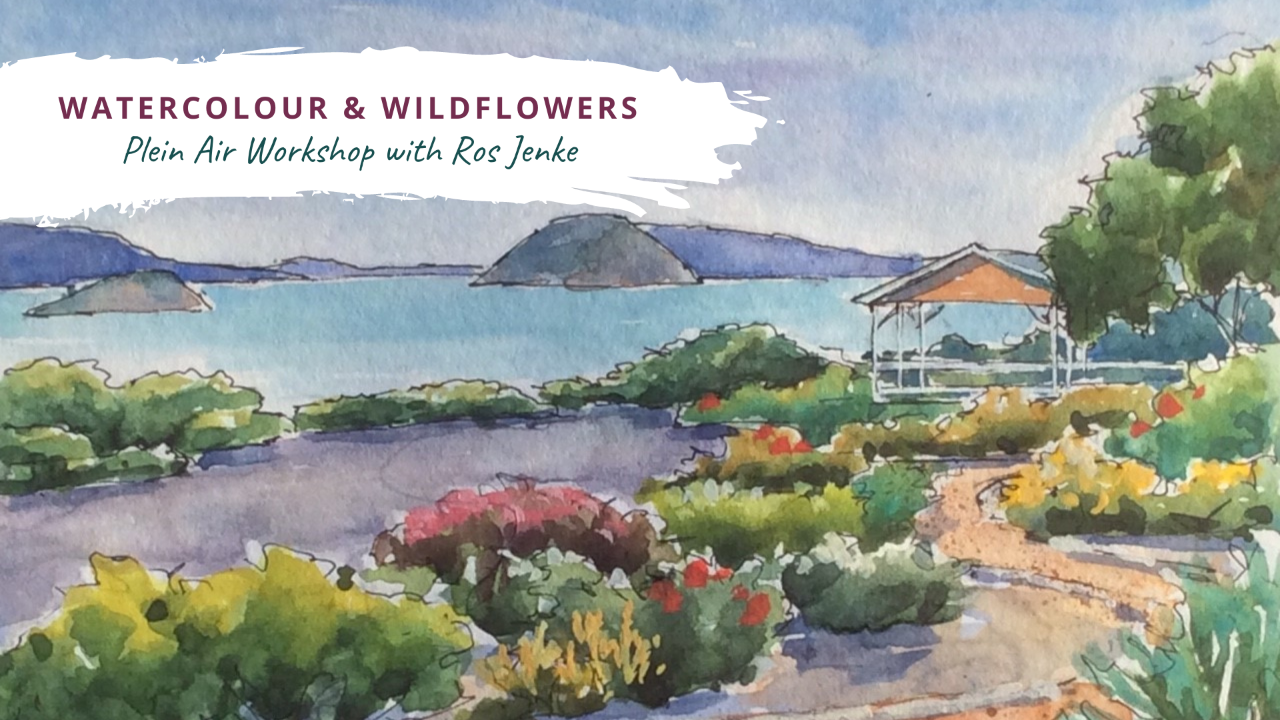 Watercolour & Wildflowers - A Plein Air Workshop with Ros Jenke
