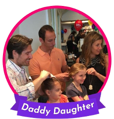 Daddy Daughter Hair Class