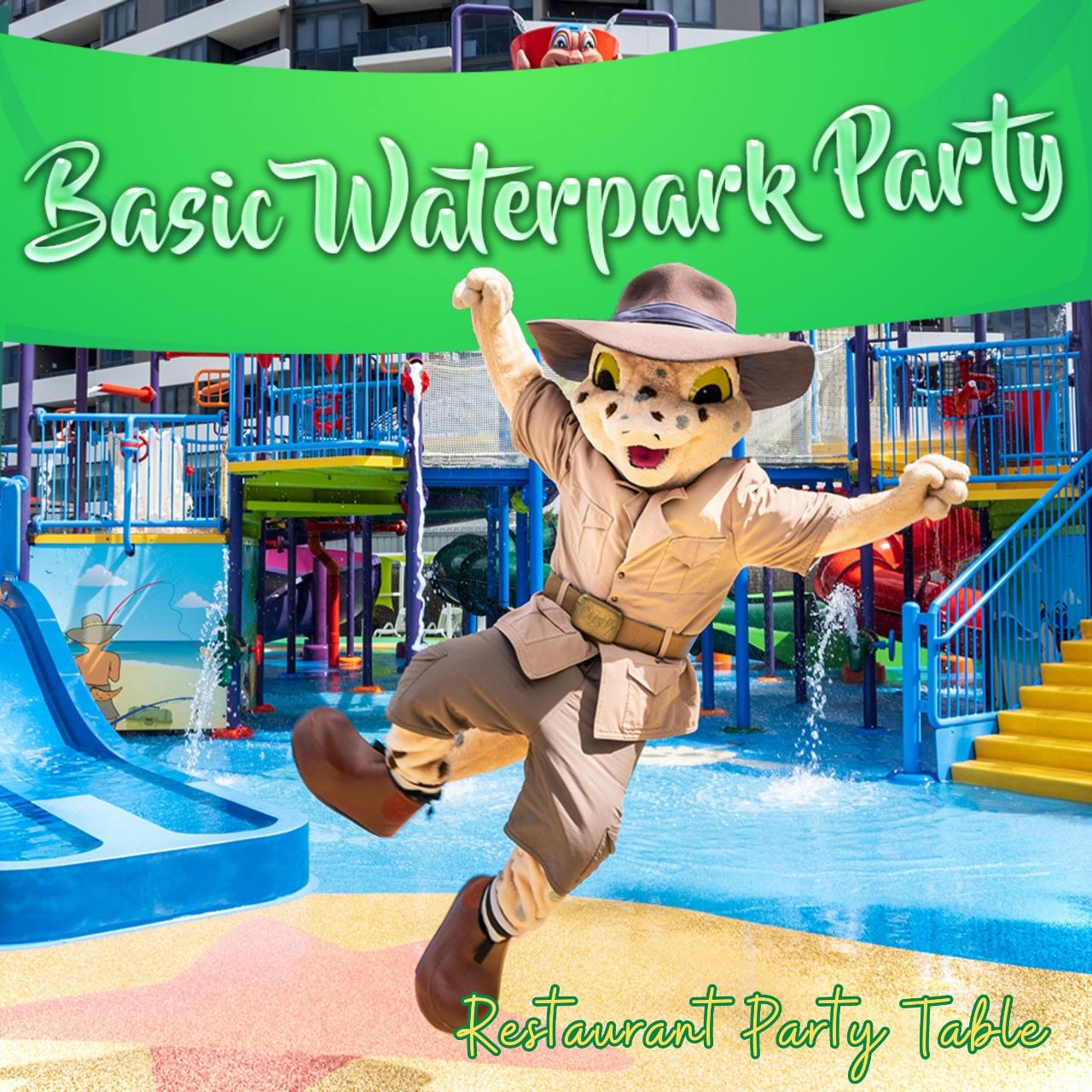 Basic Waterpark Party - RESTAURANT PARTY TABLE (min 5 kids)