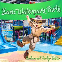 Basic Waterpark Party - RESTAURANT PARTY TABLE (min 5 kids)