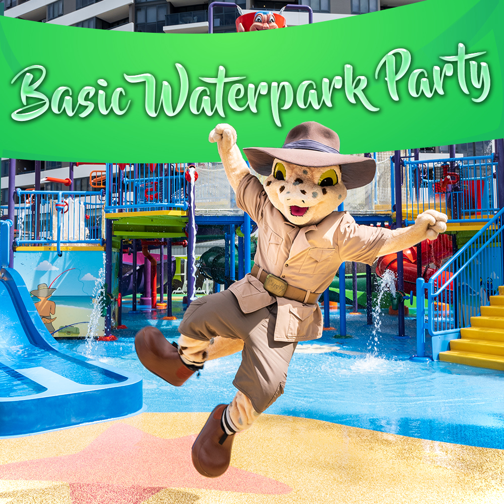 Basic Waterpark Party - POOL VIEW PARTY TABLE (min 10 kids)