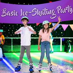 Basic Ice-Skating Party - RESTAURANT PARTY TABLE (min 5 kids)