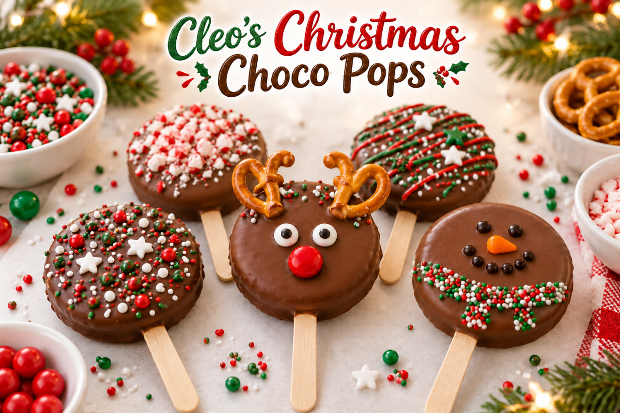 Cleo's Kitchen: Christmas Choco Pops ($) - Location: Activities Hub