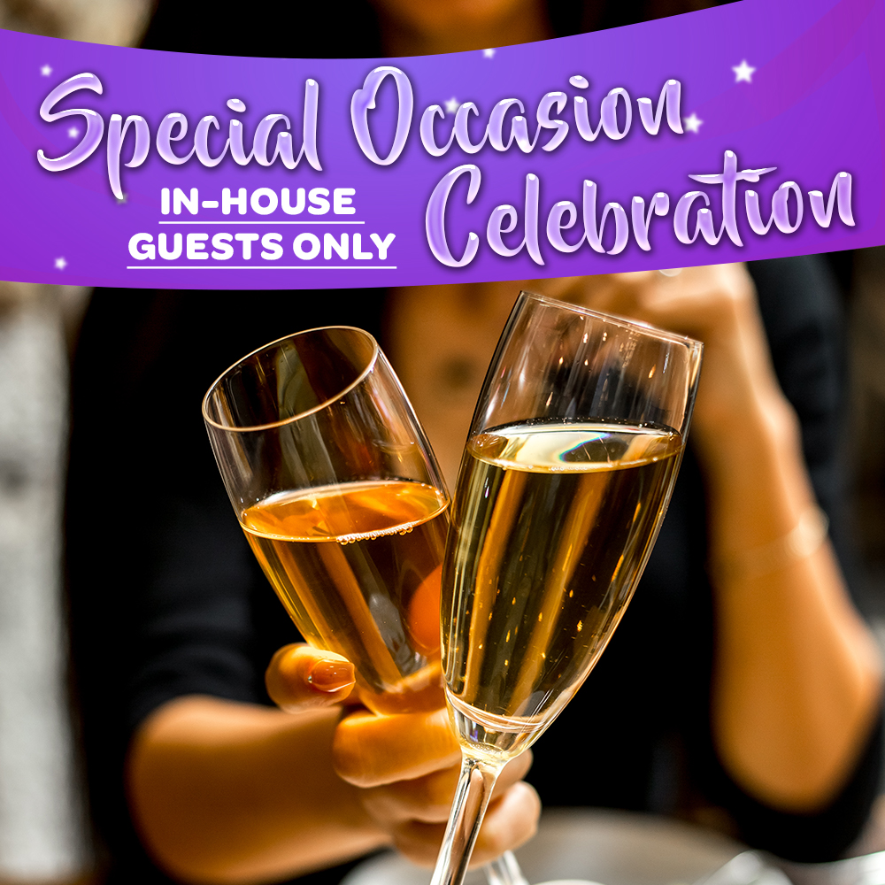 Special Occasion Celebrations (18+) - Paradise Resort Gold coast  Reservations
