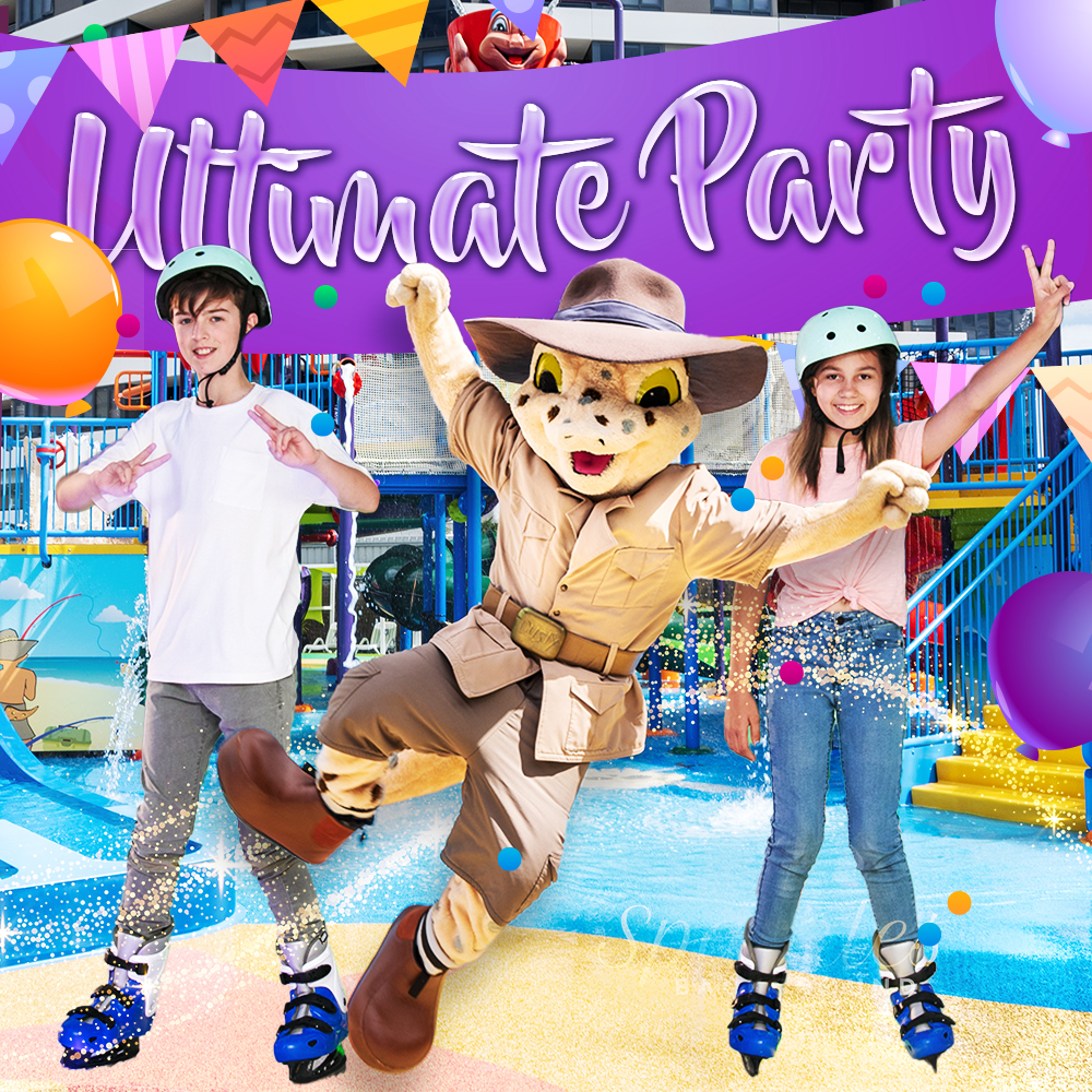 Ultimate Ice Skating and Water Park Party (min 10 kids)