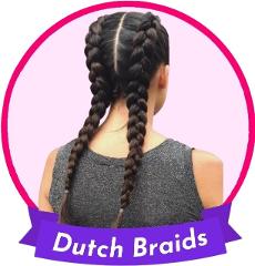 Hair Braiding - Dutch Braid (no colour extension) 
