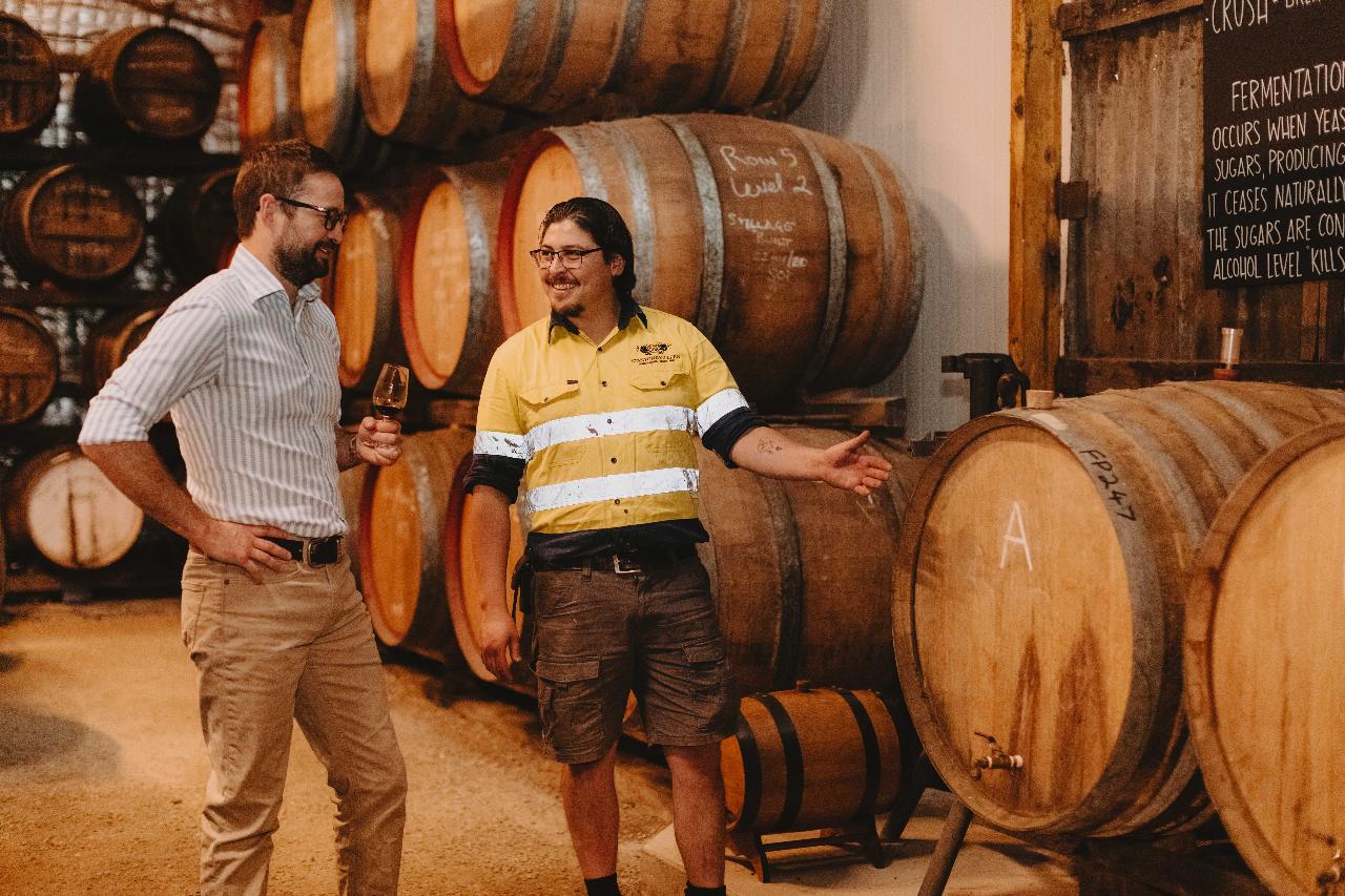 Barrel Check-in & Consultation with the Winemaker
