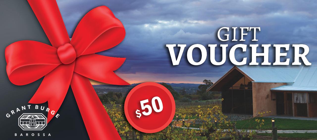 Grant Burge $50 Gift Voucher