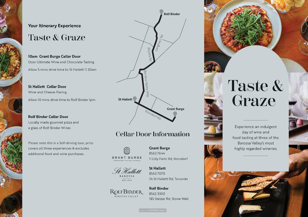 Taste & Graze - Barossa Food and Wine Trail (TC)