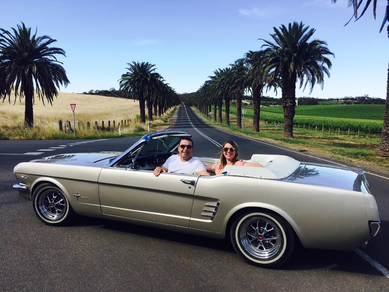 Taste & Graze Barossa in a Classic 1966 Mustang