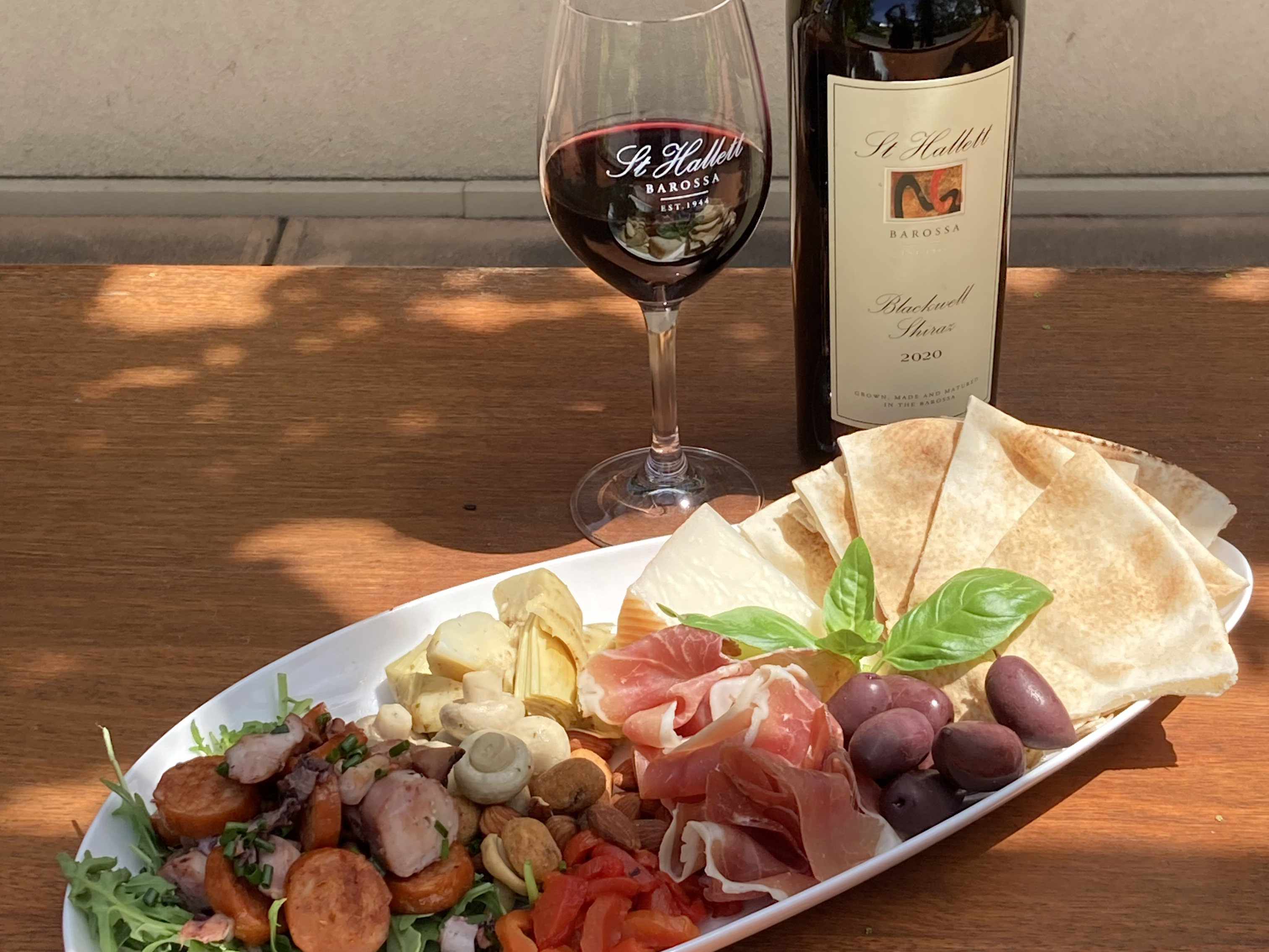 St Hallett - Barossa Masters of Shiraz & Platter package (TC)