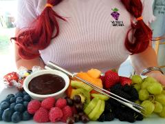 Wine Tasting with Fruit Platter & Chocolate Dipping Sauce